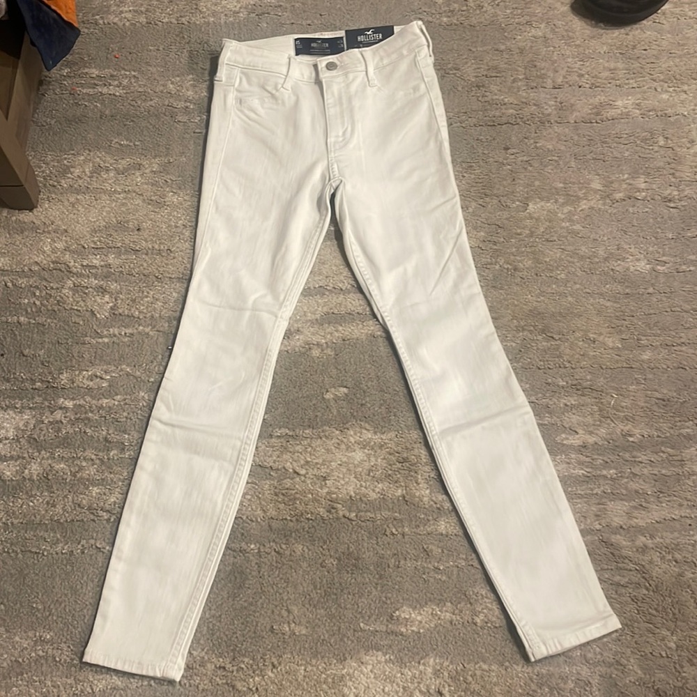 Hollister white jeans